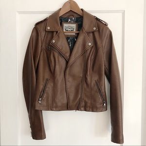 Cognac Moto Jacket